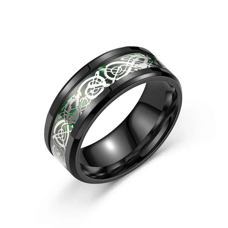 Fierce Dragon Stainless Steel Ring – Symbol of Power & Strength