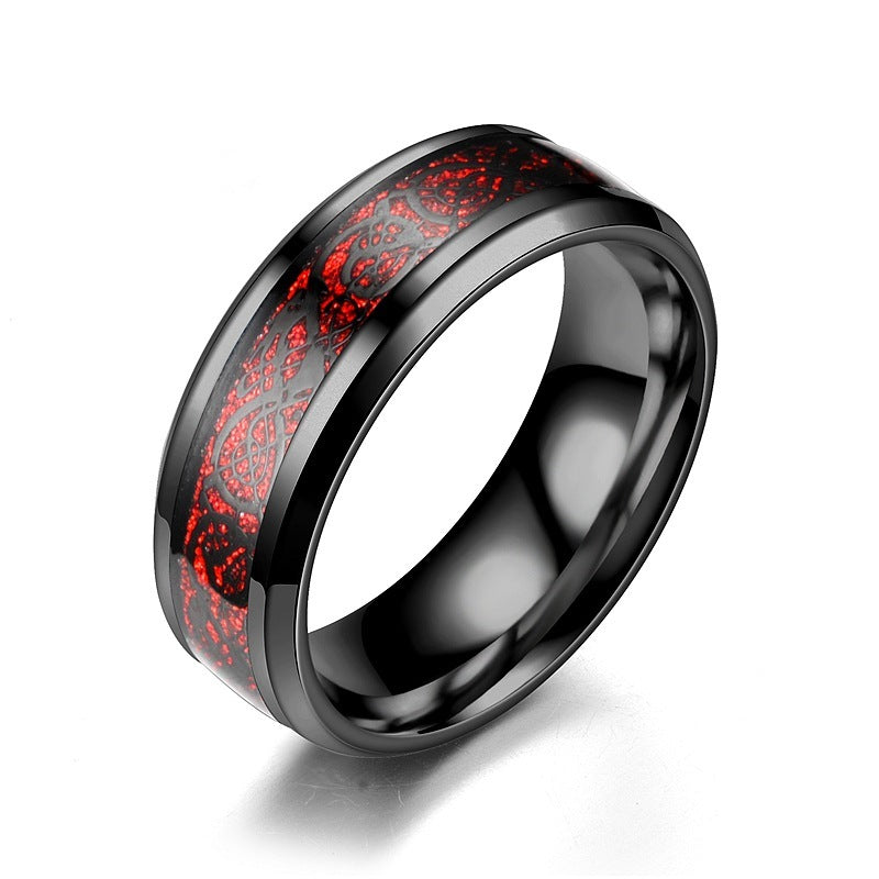 Fierce Dragon Stainless Steel Ring – Symbol of Power & Strength